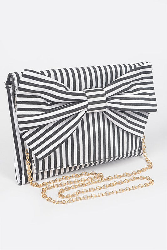 bow tie handbag eclectic clutch purse